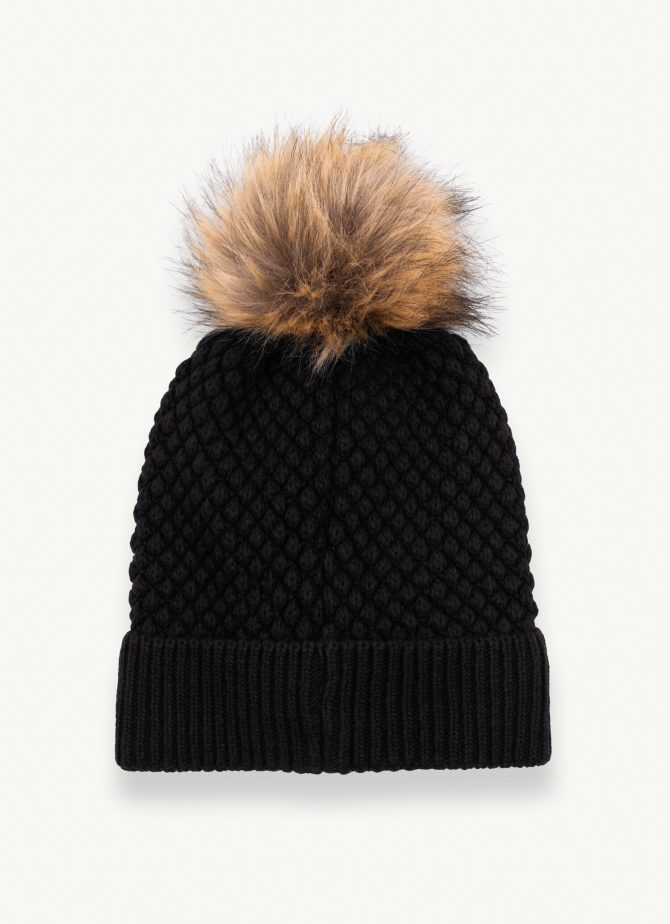 Women's hat with rice grain knit stitch - Image 3
