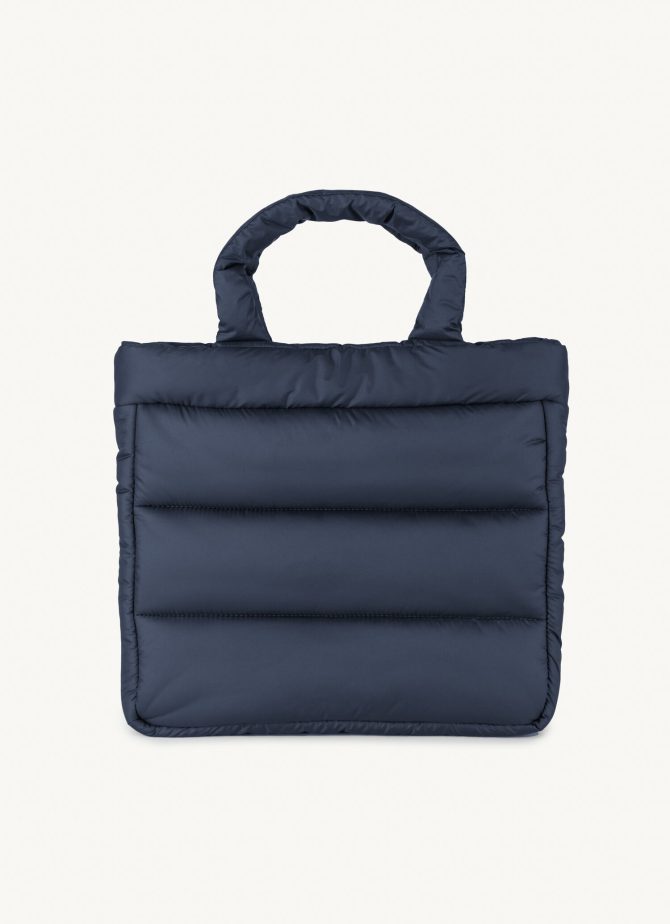 Quilted and padded shopper bag - Image 3