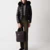 Quilted and padded shopper bag