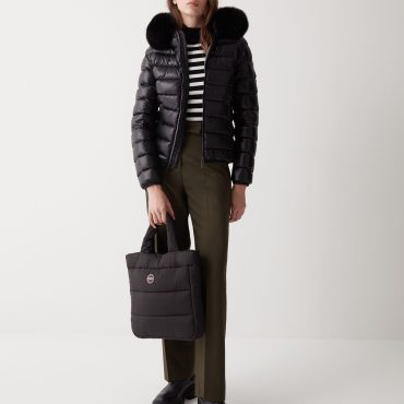 Quilted and padded shopper bag