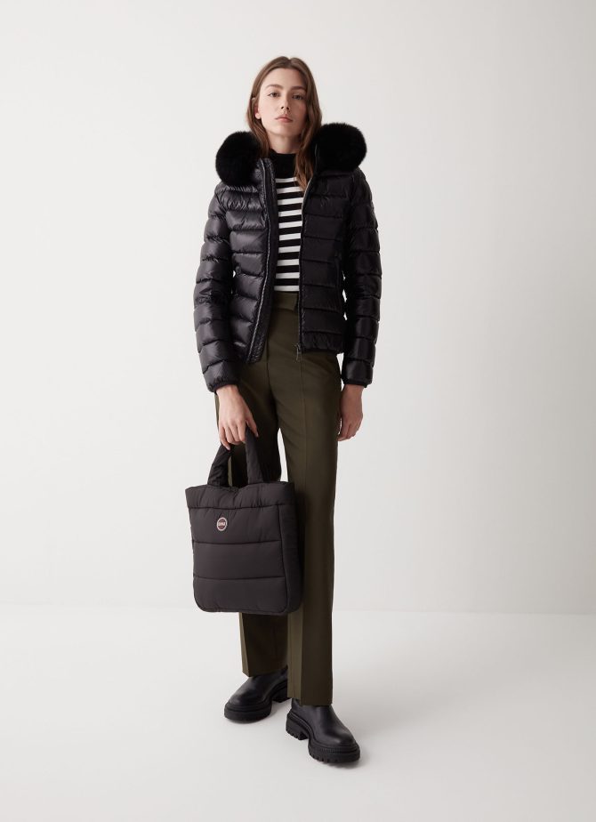 Quilted and padded shopper bag