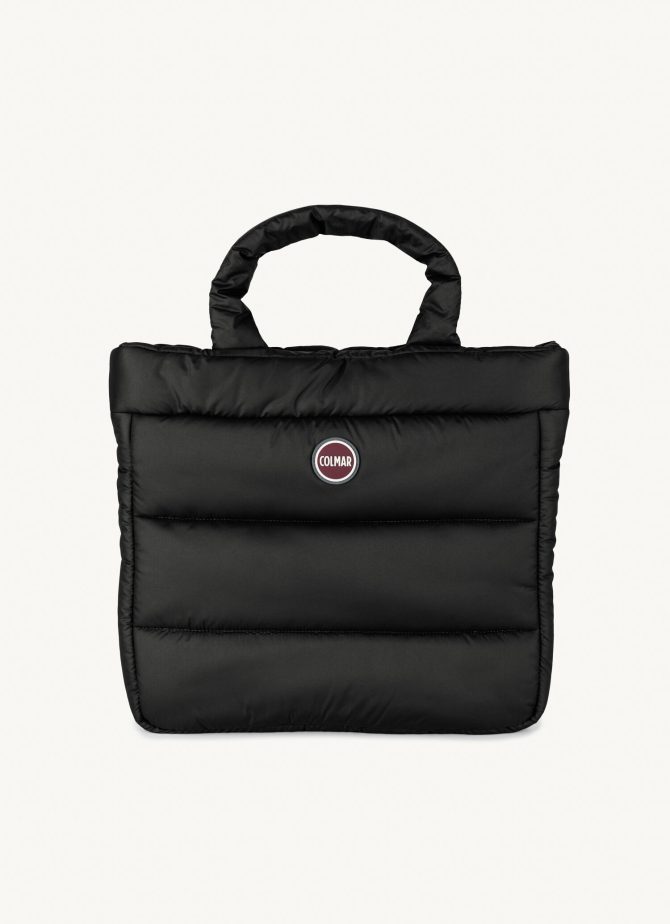 Quilted and padded shopper bag - Image 2