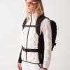 Unisex backpack in resin-coated canvas