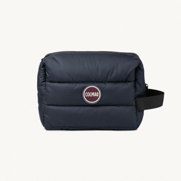 Padded and quilted unisex mini bag