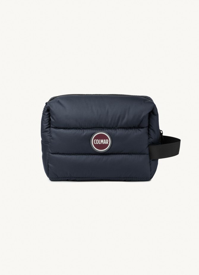 Padded and quilted unisex mini bag