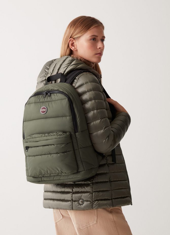 Unisex padded backpack in opaque fabric - Image 2