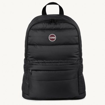 Unisex padded backpack in opaque fabric