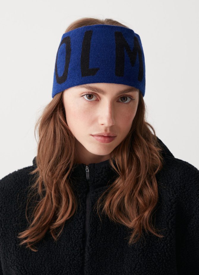 Wide headband with maxi-logo