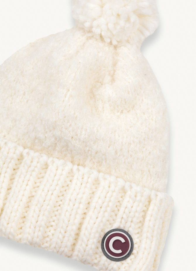 Unisex bouclé cap with pompon - Image 5