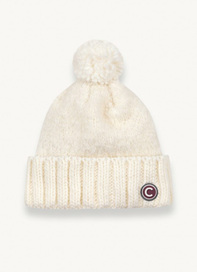 Unisex bouclé cap with pompon - Image 3