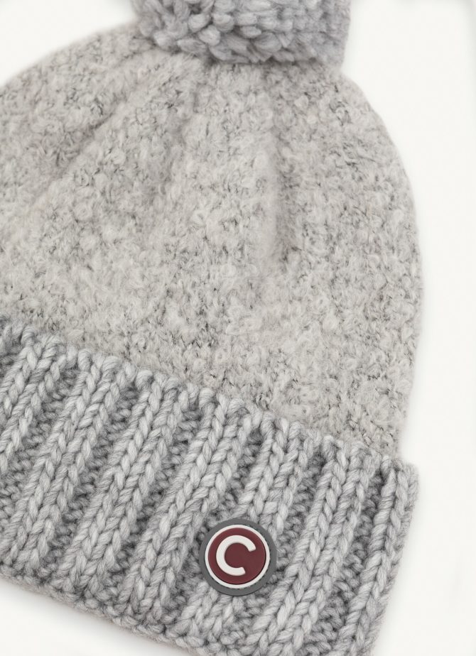 Unisex bouclé cap with pompon - Image 5