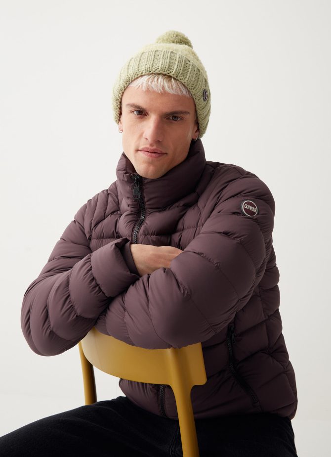 Unisex bouclé cap with pompon - Image 2