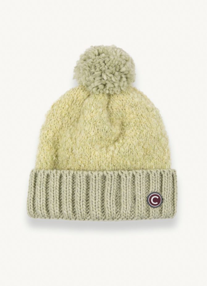Unisex bouclé cap with pompon - Image 3