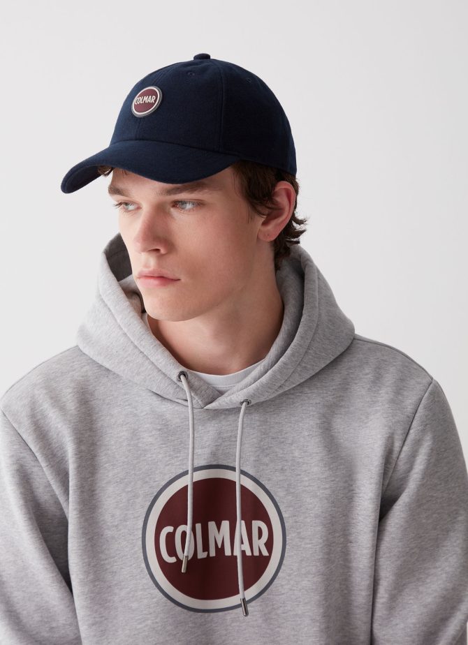 Unisex wool-blend baseball cap with visor - Image 2