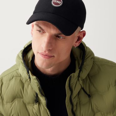 Unisex wool-blend baseball cap with visor