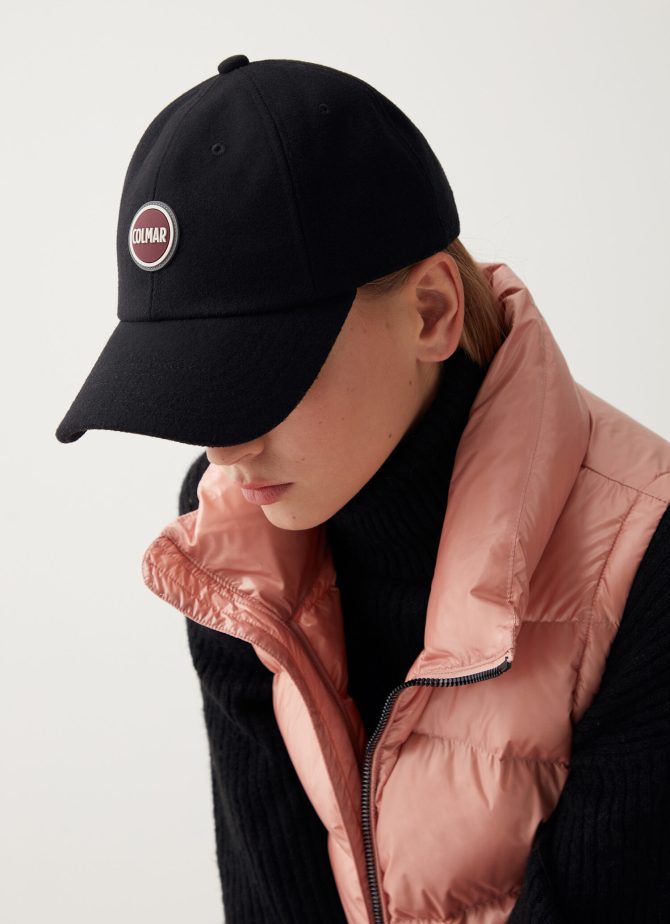 Unisex wool-blend baseball cap with visor - Image 2