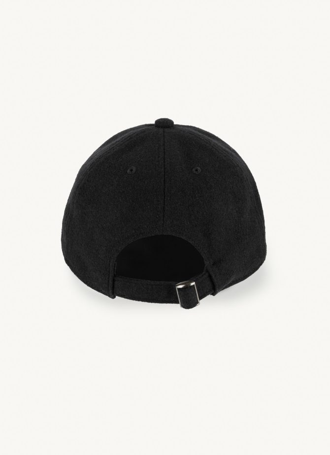 Unisex wool-blend baseball cap with visor - Image 4