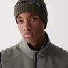 Jacquard-logo hat with turn-up