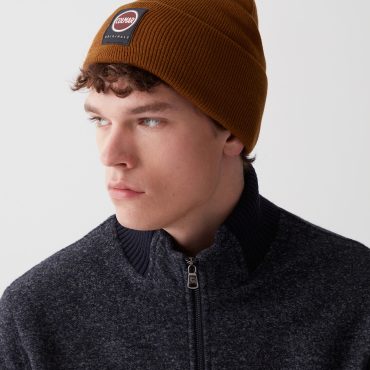 Oversized unisex stockinette-stitch hat