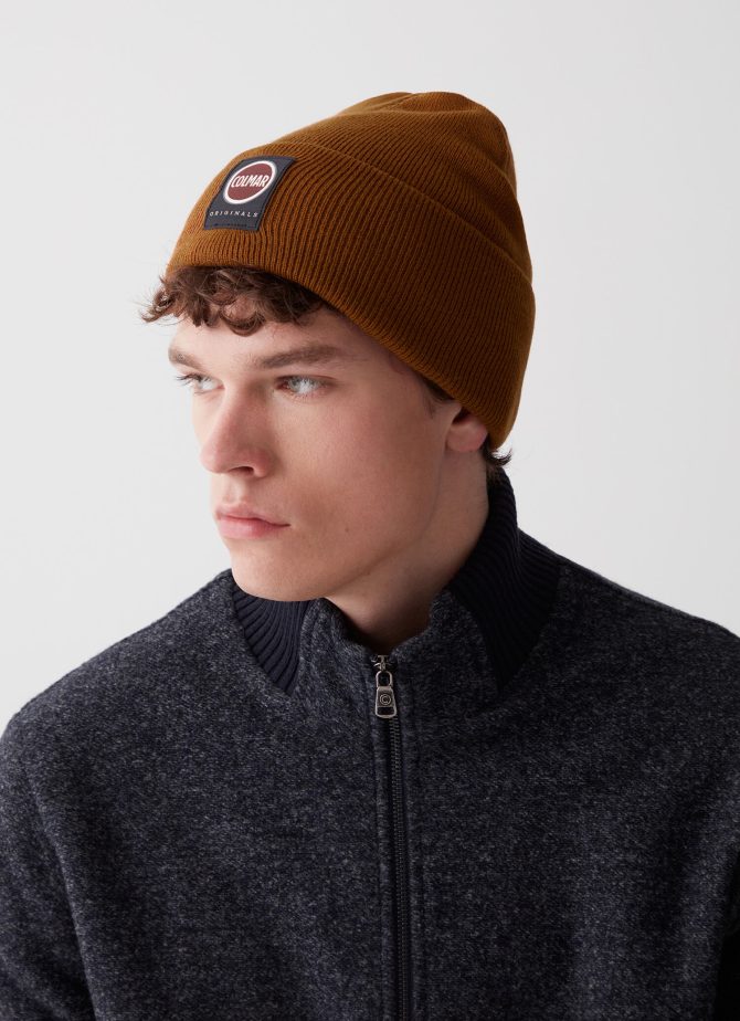 Oversized unisex stockinette-stitch hat
