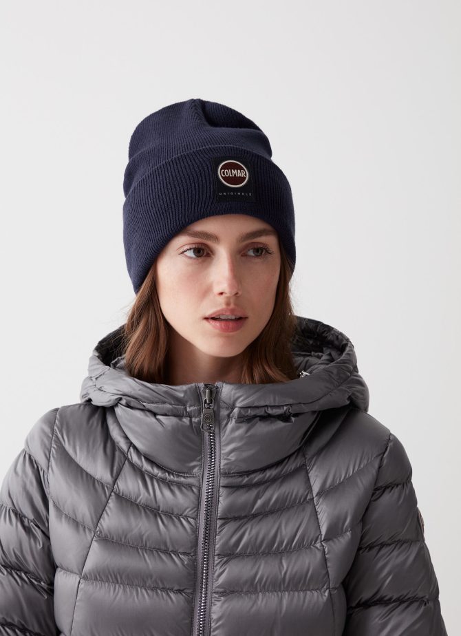 Oversized unisex stockinette-stitch hat