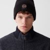 Oversized unisex stockinette-stitch hat