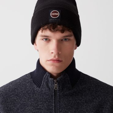 Oversized unisex stockinette-stitch hat