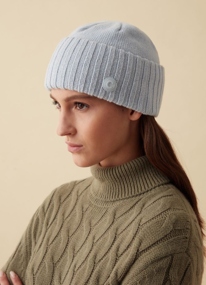 Cashmere and wool blend hat