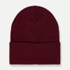 Hat with turn-up and raised print - Image 3