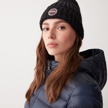 Unisex hat in wool with turn-up