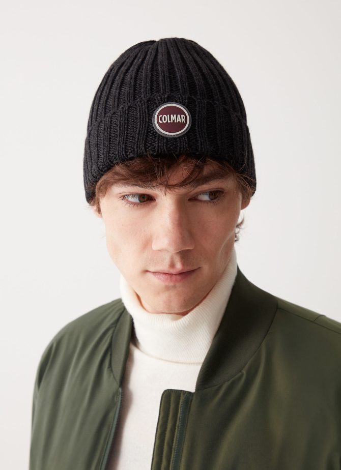 Unisex hat in wool with turn-up - Image 2