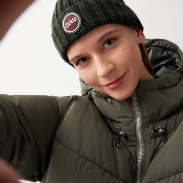 Unisex hat in wool with turn-up