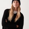 Unisex hat in wool with turn-up