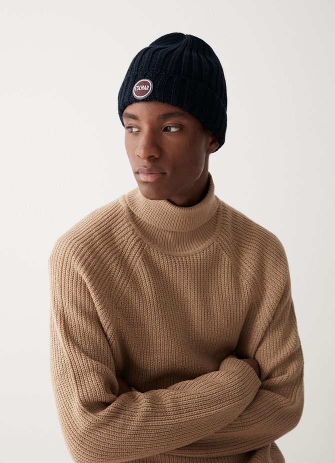 Unisex hat in wool with turn-up - Image 2