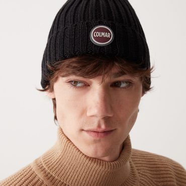 Unisex hat in wool with turn-up