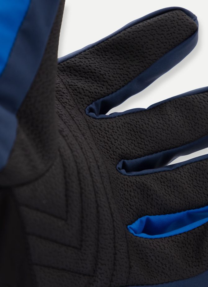 Two-tone stretch fabric ski gloves - Image 3