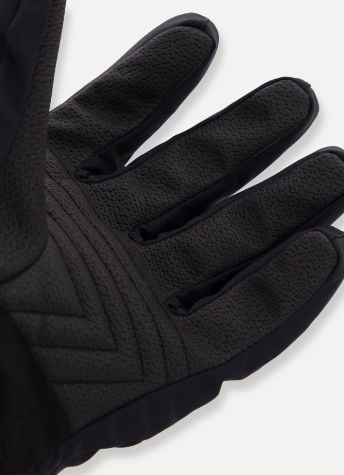 Two-tone stretch fabric ski gloves - Image 3