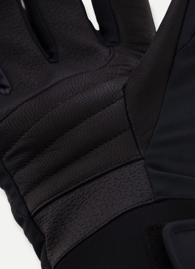 Stretch fabric and technical leather ski gloves - Image 4