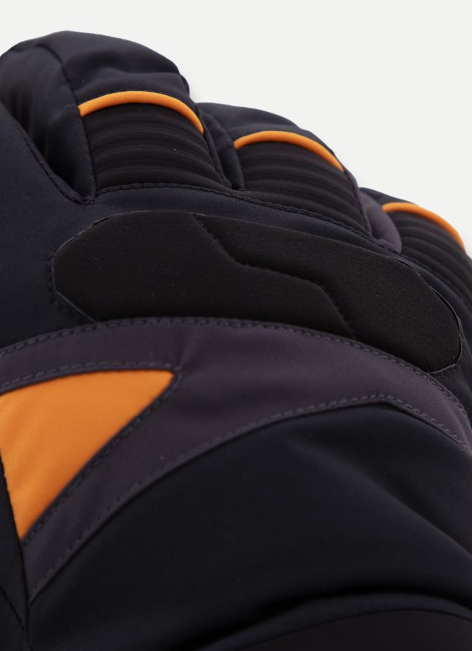Stretch fabric and technical leather ski gloves - Image 3
