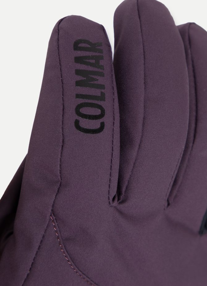 Stretch fabric and technical leather ski gloves - Image 3