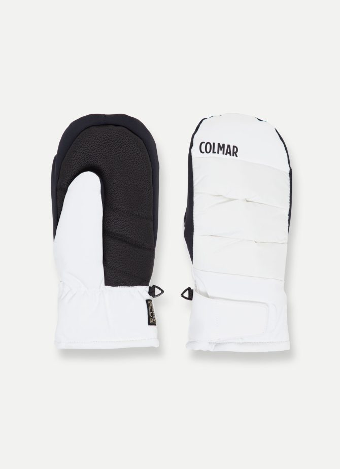 Textured fabric ski gloves