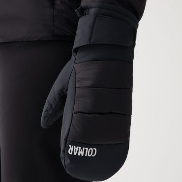 Textured fabric ski gloves
