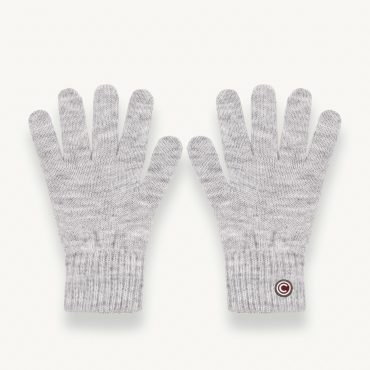 Alpaca and wool blend gloves