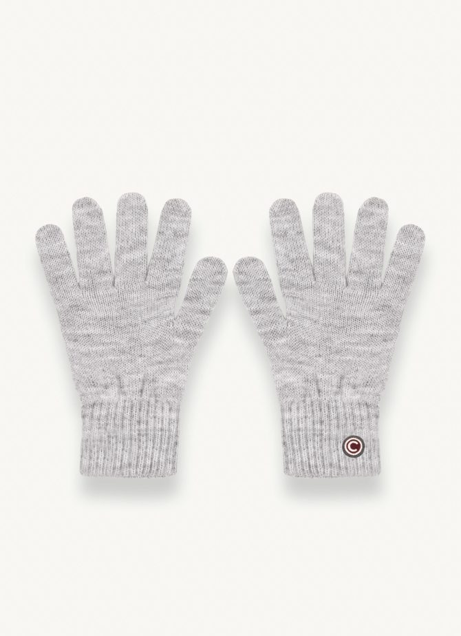 Alpaca and wool blend gloves