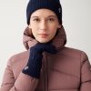 Alpaca and wool blend gloves