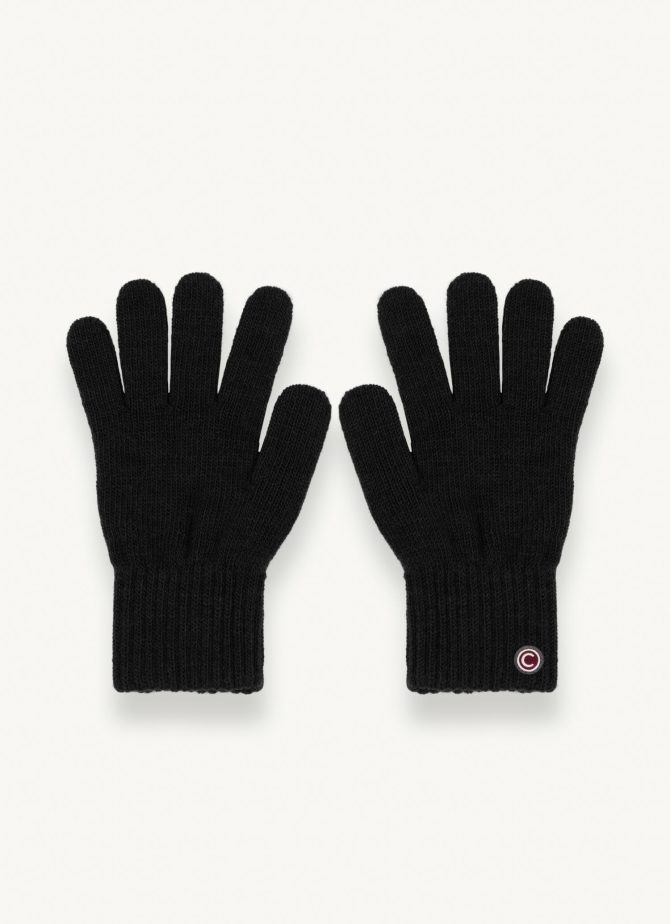 Alpaca and wool blend gloves