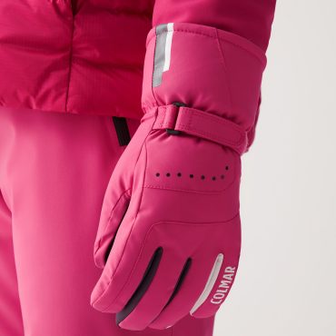 Technical fur inner ski gloves