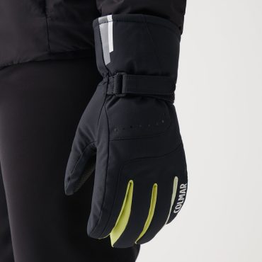 Technical fur inner ski gloves
