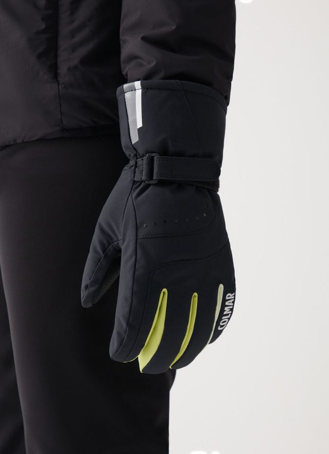 Technical fur inner ski gloves