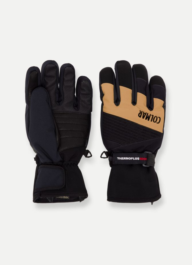 Ski gloves with protections